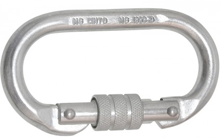 Mosquetão oval em aço MG 1899